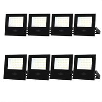 Kit 8 Refletor Holofote Led Verde Slim 50W Jardim Blumenau Alumínio Preto Bivolt Kit 8 Refletor Holofote Led Verde Slim 50W Jardim Blumenau Alumínio Preto Bivolt