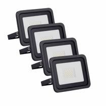 Kit 8 Refletor Led 30w Branco Frio Holofote Resistente D'água