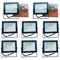 Kit 8 Refletores Led Philips Pila 30w Ip65 Holofote 6500k