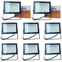 Kit 8 Refletores Led Philips Pila 50w Ip65 Holofote 6500k Kit 8 Refletores Led Philips Pila 50w Ip65 Holofote 6500k