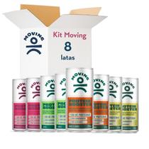 Kit 8 Refrigerantes Proteico MOVING 4 Sabores 270ml (2 cada)