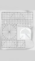 Kit 8 Réguas Acrílico Patchwork Precisão