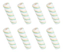 KIT 8 Rolo Pintura 100% Poliéster Anti Respingo 23cm P.a.g KIT 8 Rolo Pintura 100% Poliéster Anti Respingo 23cm P.a.g