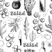 Kit 8 Rolos Papel De Parede Adesivo Casual Salada 3,0M