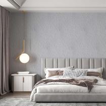 Kit 8 Rolos Papel De Parede Adesivo Floral Estilo Gesso 3,0M