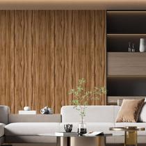 Kit 8 Rolos Papel De Parede Adesivo Madeira Ondulada 3,0M Kit 8 Rolos Papel De Parede Adesivo Madeira Ondulada 3,0M