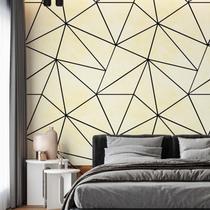 Kit 8 Rolos Papel De Parede Adesivo Zara Ouro Branco 3,0M Kit 8 Rolos Papel De Parede Adesivo Zara Ouro Branco 3,0M