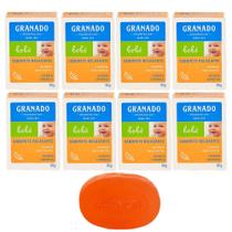 Kit 8 Sabonete Bebe Granado Infantil Glicerina Extrato de Camomila Relaxante Base Vegetal 90g Kit 8 Sabonete Bebe Granado Infantil Glicerina Extrato de Camomila Relaxante Base Vegetal 90g