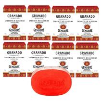 Kit 8 Sabonete Phebo Granado Gengibre Energizante Glicerina Vegetal Natural em Barra 90g Kit 8 Sabonete Phebo Granado Gengibre Energizante Glicerina Vegetal Natural em Barra 90g