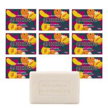 Kit 8 Sabonete Phebo Granado Nectarina da Andaluzia Glicerina Vegetal Natural em Barra 100g