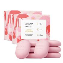 Kit 8 Sabonete Vegetal em Barra Perfumado Eudora Instance Frutas Vermelhas 80g