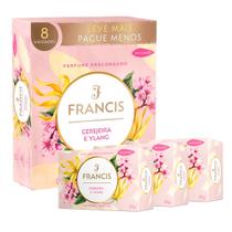Kit 8 Sabonetes Vegetal Vegano Francis 90g Perfume Prolongado Kit 8 Sabonetes Vegetal Vegano Francis 90g Perfume Prolongado