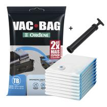 Kit 8 Saco A Vacuo Trip Bag 60x40cm Vac Bag Mala+ Bomba Ordene