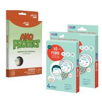 Kit 8 Sai Mosquito Repelente e 8 Compressas Babydeas Alivio Xô Febre