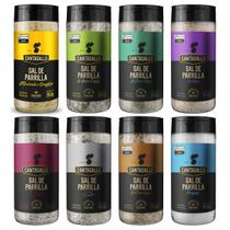 Kit 8 Sais CantaGallo Sal Parrilla Temperado Churrasco Kit 8 Sais CantaGallo Sal Parrilla Temperado Churrasco