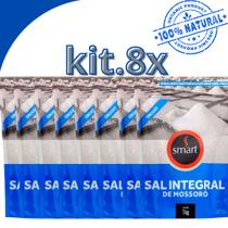 KIT 8 Sal GROSSO Integral de Mossoró 1kg - SMART