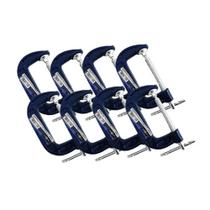 Kit 8 Sargento Grampo Marceneiro Tipo C Pesado 4'' 100mm Kit 8 Sargento Grampo Marceneiro Tipo C Pesado 4'' 100mm