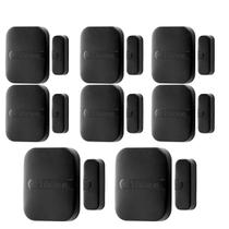 Kit 8 Sensores De Abertura Sf Xas Smart Black Intelbras