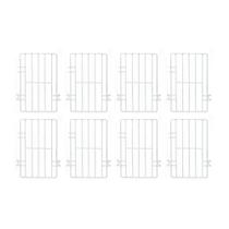 Kit - 8 Separadores Cesto Nextgen Branco - Metalfrio Kit - 8 Separadores Cesto Nextgen Branco - Metalfrio