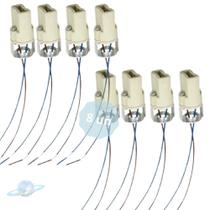 Kit 8 Soquetes G9 Para Lâmpada Halopin Com Ferro M10 Kit 8 Soquetes G9 Para Lâmpada Halopin Com Ferro M10