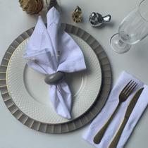 kit 8 Sousplat + Anel Guardanapo Luxo Redondo Lisato Vr kit 8 Sousplat + Anel Guardanapo Luxo Redondo Lisato Vr