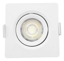 Kit 8 Spot Led 3w Quadrado Embutir Frio 6500k Bivolt Kit 8 Spot Led 3w Quadrado Embutir Frio 6500k Bivolt