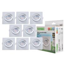 Kit 8 Spot Led Par20 Embutir Quadrado Direcionável Bivolt 7w Kit 8 Spot Led Par20 Embutir Quadrado Direcionável Bivolt 7w