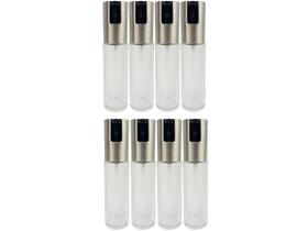 Kit 8 Spray Pulverizador Borrifador Dosador Para Azeite Vinagre Frasco De Vidro Acabamento Aço Inoxidável Kit 8 Spray Pulverizador Borrifador Dosador Para Azeite Vinagre Frasco De Vidro Acabamento Aço Inoxidável