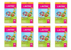 Kit 8 Suplemento Lavitan Kids Tutti-Frutti 60 Cpr - Cimed Kit 8 Suplemento Lavitan Kids Tutti-Frutti 60 Cpr - Cimed