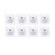 Kit 8 Suportes De Varão Cortina Autoadesivo Mercado Pietra