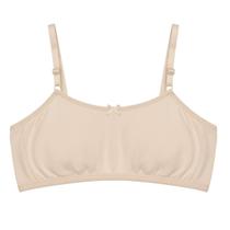 Kit 8 Sutiã Infanto Juvenil Sem Bojo Menina Cotton Macio Com Fecho Escolar Empório Da Roupa -