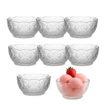 Kit 8 Taça de Sobremesa Sorvete Doces de Vidro Toffee 150ml Em Casa Tem