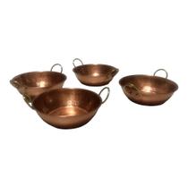 kit 8 Tachinho De Cobre Puro 10 cm cozinha rústica