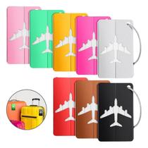 Kit 8 Tag Para Mala Viagem Identificador Etiqueta A Prova De Água