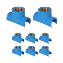 Kit 8 Tapa Furo Tee Soldavel Rosca Metal 1/2 X 25mm- Estrela Kit 8 Tapa Furo Tee Soldavel Rosca Metal 1/2 X 25mm- Estrela