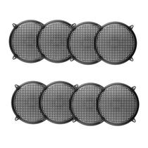 Kit 8 Telas Alto Falante 12 Polegadas Com Garra Fixa Preta