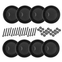 Kit 8 Telas Alto Falante 5 Polegadas Com Parafusos Metálica