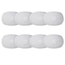 Kit 8 Telas Alto Falante 6x9 Polegadas Branca Plástica Nova