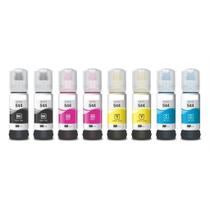 KIT 8 TINTAS Compativel PARA T544 L3110 L3210 L3250 BK M Y C EPS