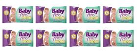 Kit 8 Toalha Umedecida Baby Free 50 Unidades - QLB Kit 8 Toalha Umedecida Baby Free 50 Unidades - QLB