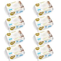 Kit 8 Toalha Umedecida Mili Love & Care 96 Unidades - Mili