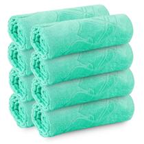 Kit 8 Toalhas Banhao Praia Piscina HotelLufamar Verde