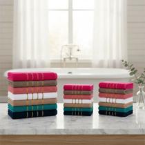 Kit 8 Toalhas Banho Luxo Macia Grande 100%algodão 70x130cm
