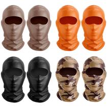 KIT 8 Touca Ninja Balaclava Máscara Motoboy Proteção Térmica Carnaval Policial Exército UV +50