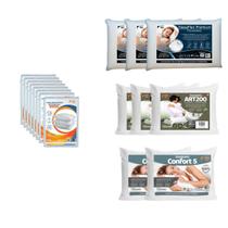Kit 8 Trav. Misto Suporte Premium 3 Nasa 3 Firmes 2 Macios