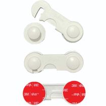 Kit 8 Trava Gaveta Armário Geladeira Porta Vaso Sanitário Segurança Protetor Infantil A Tóxico Bebe