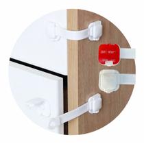 Kit 8 Trava Gaveta Armário Geladeira Porta Vaso Sanitário Segurança Protetor Infantil A Tóxico Bebe