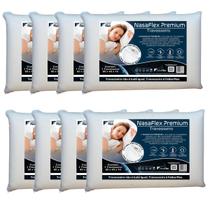 Kit 8 Travesseiros Nasa Premium Faiber Flex Viscoelástico