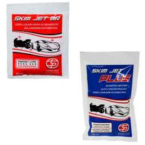Kit 8 un Cera Líquida Skim Jet BR 50 ml e 8 un Shampoo Skim Jet Plus 100 ml