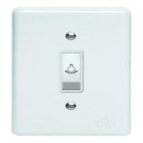 Kit 8 Un Interruptor 1 Seção Campainha Pumalux - Branco 2385